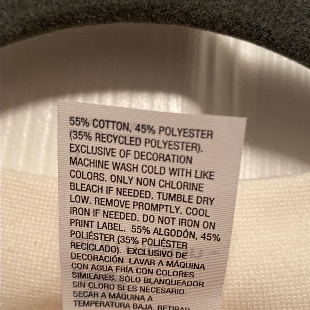 All in Motion Cream Fleece Cropped Sweatshirt…size S - Picture 4 of 6